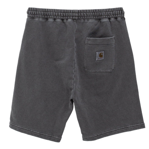 Carhartt Wip Nelson Sweat Short Graphite Garment Dyed I030130 4068584061707 Back Degli Uberti